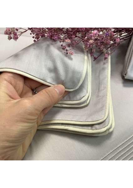 Dantelli Pamuklu Pike Takımı - 6 Parça modelleri