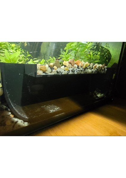 Akvaryum Balık Saklanma Tüneli – 24X7.2X5.5 cm | Pla Malzeme | Güvenli & Dekoratif Mağara