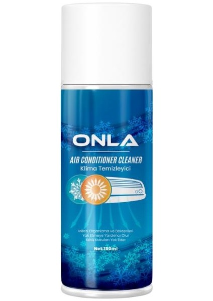 Klima Temizleyici Sprey 150 ml - Ev & Araç Kliması Uyumlu