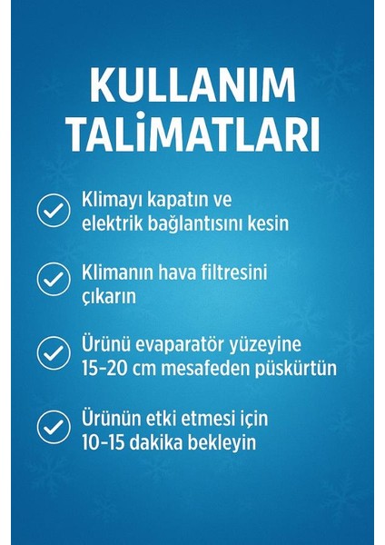 Klima Temizleyici Sprey 150 ml - Ev & Araç Kliması Uyumlu fırsatları
