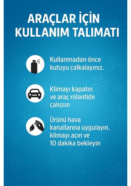 Klima Temizleyici Sprey 150 ml - Ev & Araç Kliması Uyumlu indirimleri