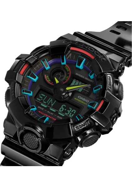 G-SHOCK GA-700RGB-1ADR Kol Saati