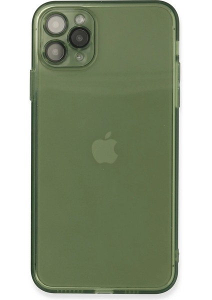 Iphone 11 Pro Max Kılıf Fly Lens Silikon - Yeşil Bstmy