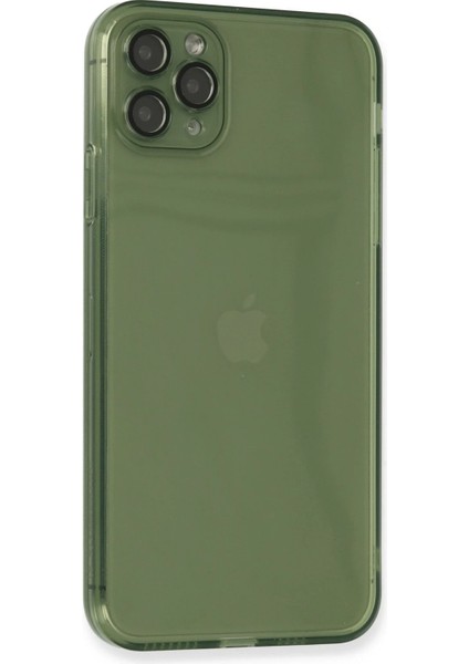 Iphone 11 Pro Max Kılıf Fly Lens Silikon - Yeşil Bstmy