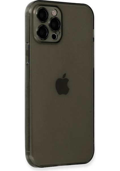 Iphone 12 Pro Max Kılıf Fly Lens Silikon - Siyah Bstmy