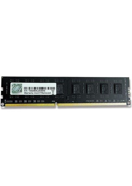 Gskıll 4gb Value Ddr3 1333MHZ Cl9 Pc3 Tek Modül Ram