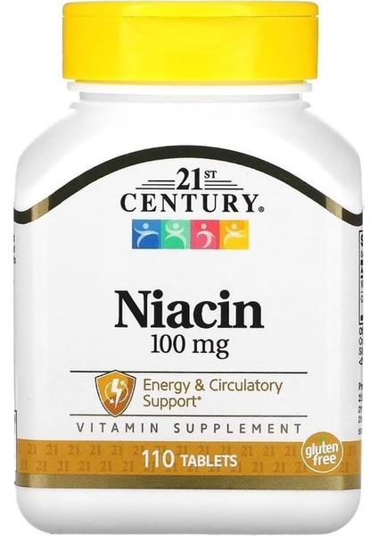 , Niacin, 100 mg, 110 Tablet
