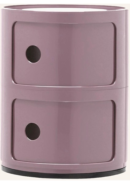 Modüler Silindirik Çekmeceli Saklama Ünitesi,2 Gözlü