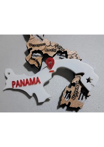 Panama Anahtarlık 1 Adet - Çevre Dostu Pla