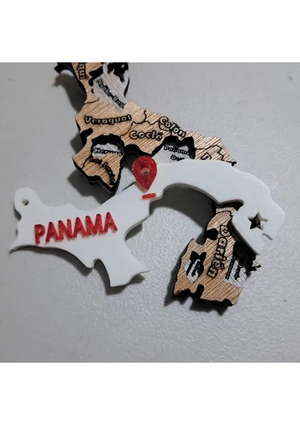 Panama Anahtarlık 1 Adet - Çevre Dostu Pla