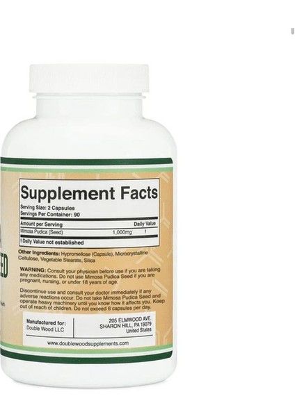 Mimosa Pudica Seed 1000 mg 180 Kapsül fiyatları