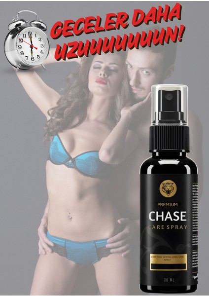 250 ml Çilek Aromalı Jel + Chase Uzun Deneyim Sprey 30 ml