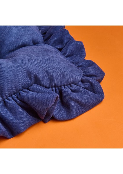 Soft Maia Sandalye Minderi - Lacivert / Beyaz - 40X40 cm modelleri