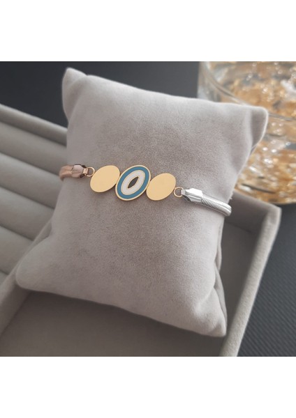 Çelik Renkli Aksesaurlı Yılan Zincir Kadın Bileklik modelleri