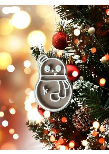 Kardan Adam Noel Süsü 1 Adet - Çevre Dostu Pla