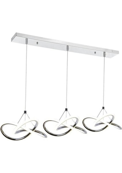3\'lü Kardelen Ledli Avize -