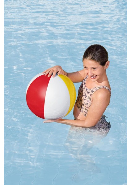 Deniz Topu 51 cm ile Havuz ve Plajlarda Renkli Retro Rüzgarı! modelleri