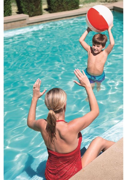 Deniz Topu 51 cm ile Havuz ve Plajlarda Renkli Retro Rüzgarı! fırsatları