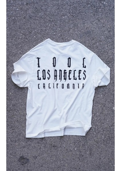 Tool los Angeles Anatomy Unisex Off White Kısa Kol Tişört