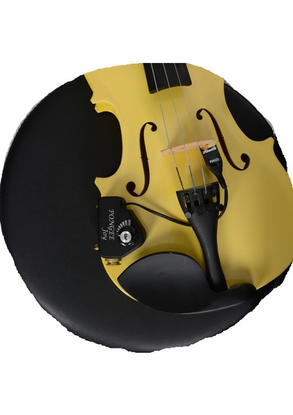 Joy Model Akustik Keman Için Ceramic Piezo Mikrofon Pasif Manyetik Pickup, Doğal Ton, 6.35MM