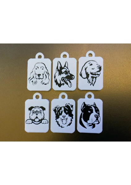 Köpek Anahtarlığı - 1 Adet - Çevre Dostu Pla