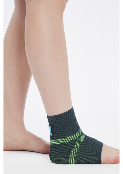 Sporcu Ayak Bilekliği Ortopedik Koruyucu Çift Taraflı Elastik Örme Likralı (Tek Gönderilir)