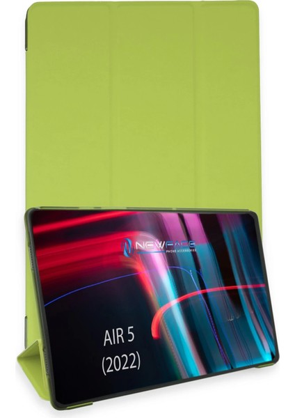 Ipad Air 5 (2022) Kılıf Tablet Smart Kılıf - Açık Yeşil Bstmy
