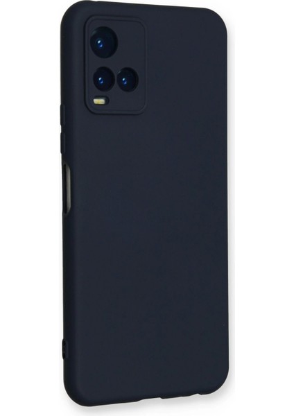 Vivo Y21S Kılıf Nano Içi Kadife Silikon - Lacivert Bstmy modelleri