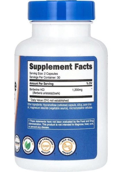 Berberine Hcl 1200 Mg 60 Kapsül fiyatları