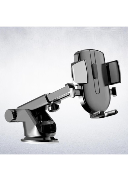 Güçlü Vantuzlu Araç Içi Cam ve Torpido Üstü Telefon Tutucu, Uzayabilen, Ergonomik 360 Derece Dönebilen