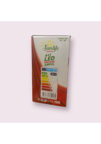 Sunlife 60W Pervane Ampul - 5400 Lümen, IP20 Koruma, 25.000 Saat Ömür fırsatları