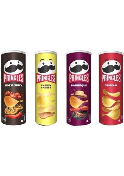 4'lü Şölen Paketi 165 gr (Hot & Spicy - Cheesy Cheese - Barbeque - )