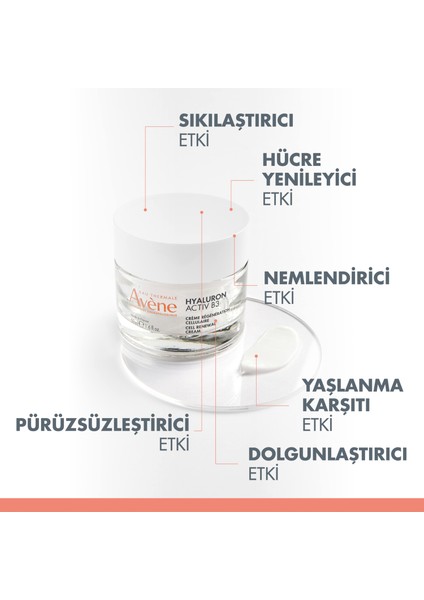 Hyaluron Activ B3 Hücre Yenilemeye Yardımcı Krem 50 ml