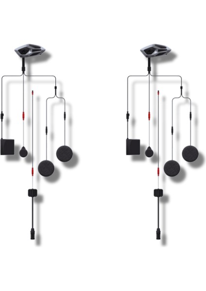 Shark Sena Mesh Duo Çiftli Intercom Sistemi