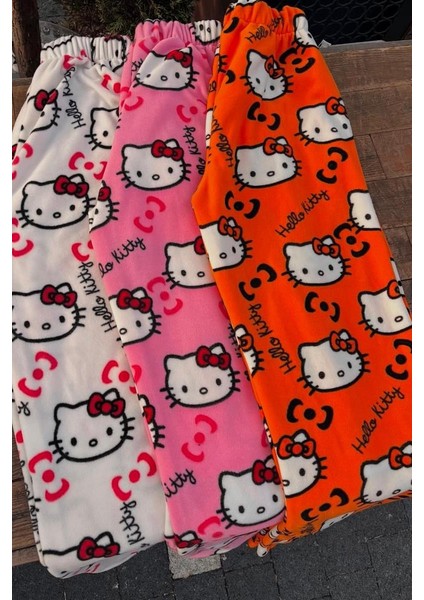 Pembe Hello Kitty Collage Peluş Eşofman fiyatları