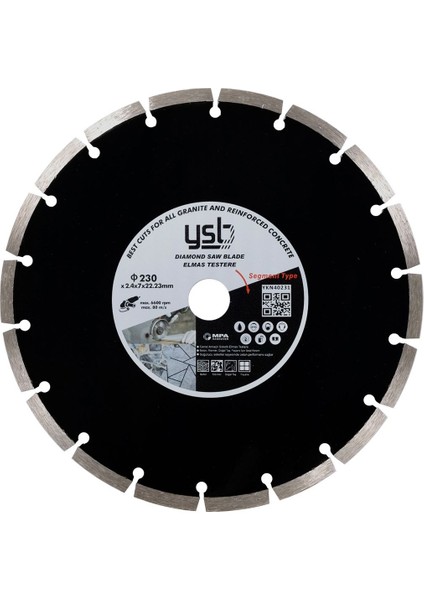 230 mm Elmas Testere