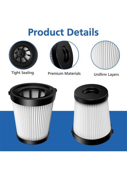 FSV101FSV001GIRNOOR G160G165 Için 4 Adet FSV001 Hepa Filtre (Yurt Dışından)