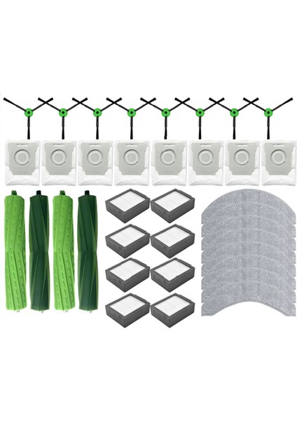 Combo J7+ J9+ Plus Hepa Filtre Mop Bezi Toz Torbası Için (Yurt Dışından)