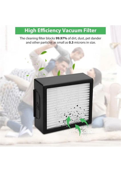 Combo J7+ J9+ Plus Hepa Filtre Mop Bezi Toz Torbası Için (Yurt Dışından)