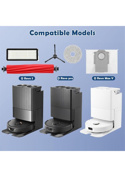 Q Pro Q Maxv Qs Elektrikli Süpürge Parçaları Için (Yurt Dışından)