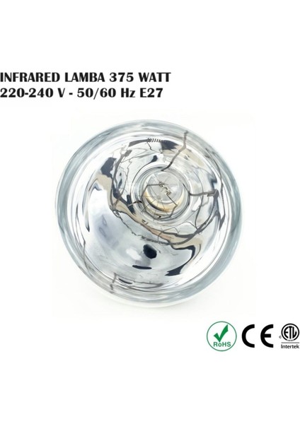Infrared Isıtıcı Lamba 375 Watt modelleri