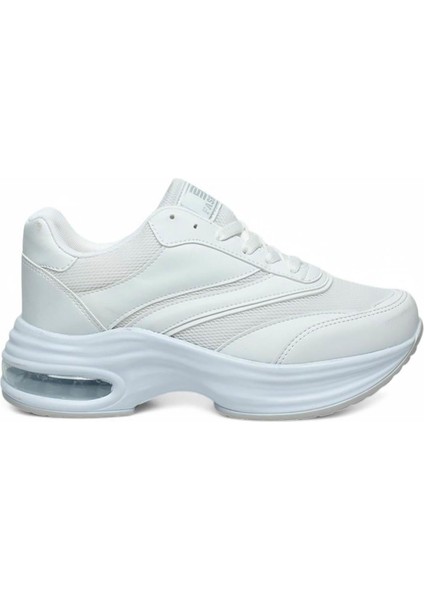 Drk Beyaz Fileli Kadın Sneaker Spor Ayakkabı