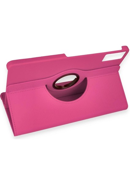 Xiaomi Redmi Pad Kılıf 360 Tablet Deri Kılıf - Pembe Bstmy