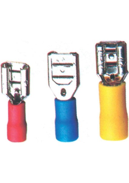 Soket-Çift Kıvrımlı Mavi 1-2,5mm2 (45 Adet)