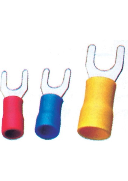 Düz U Yüzey Bağlayıcı,sarı -5,3mm2,2,5-6mm2 20 Adt