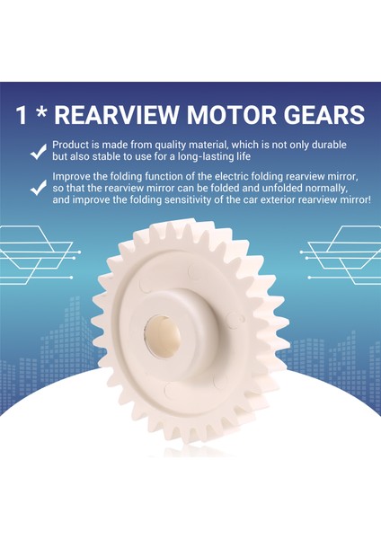 30T Araba Yan Kanat Aynası Katlama Motoru Dişlisi 2 3 6 Roadstera Için (Yurt Dışından) indirimleri
