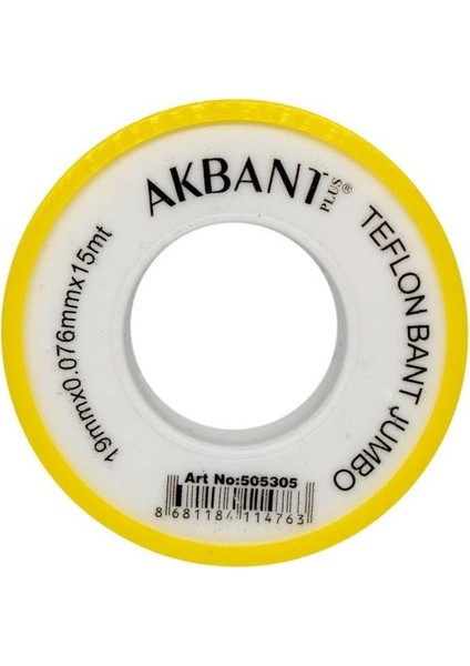 Teflon Bant Jumbo 100 Adet