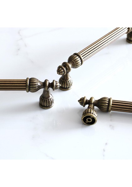 Metal Metal Mobilya Mutfak Çekmece Dolap Dolabı Kulpu Kulbu Kulpları 128 mm Eskitme Antik Sarı modelleri