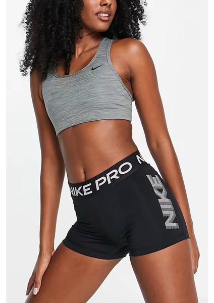 Pro Training Dri Fit Graphic 3 Inch Booty Shorts Kadın 8cm Antrenman Şortu Siyah fiyatları