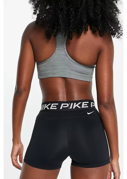 Pro Training Dri Fit Graphic 3 Inch Booty Shorts Kadın 8cm Antrenman Şortu Siyah modelleri